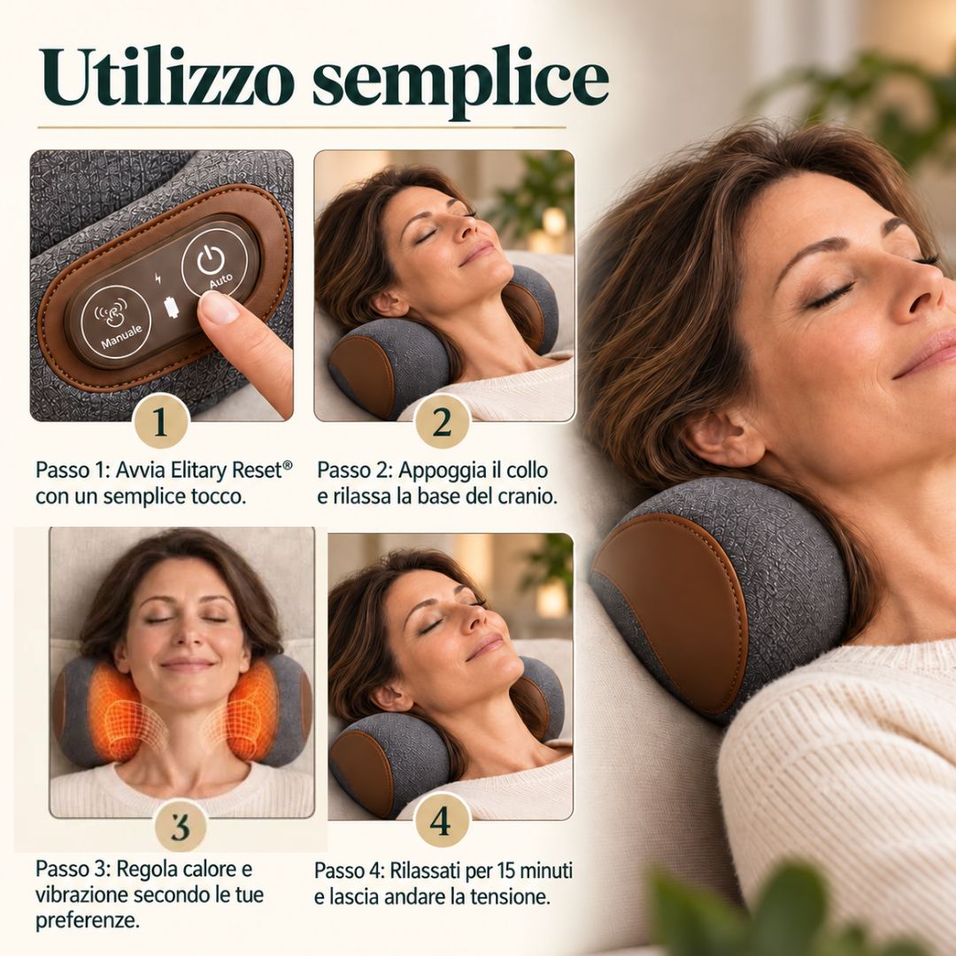 Elitary Reset®️ - Cuscino Massaggiante